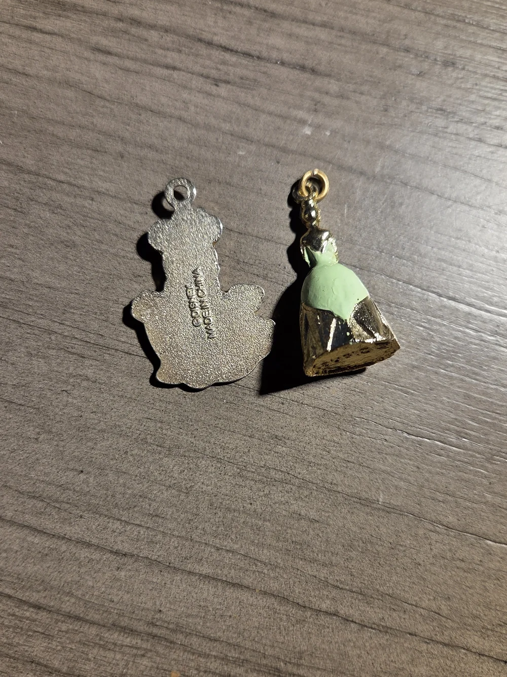 Disney Minnie Mouse In Yellow Dress and Princess Disney Charm